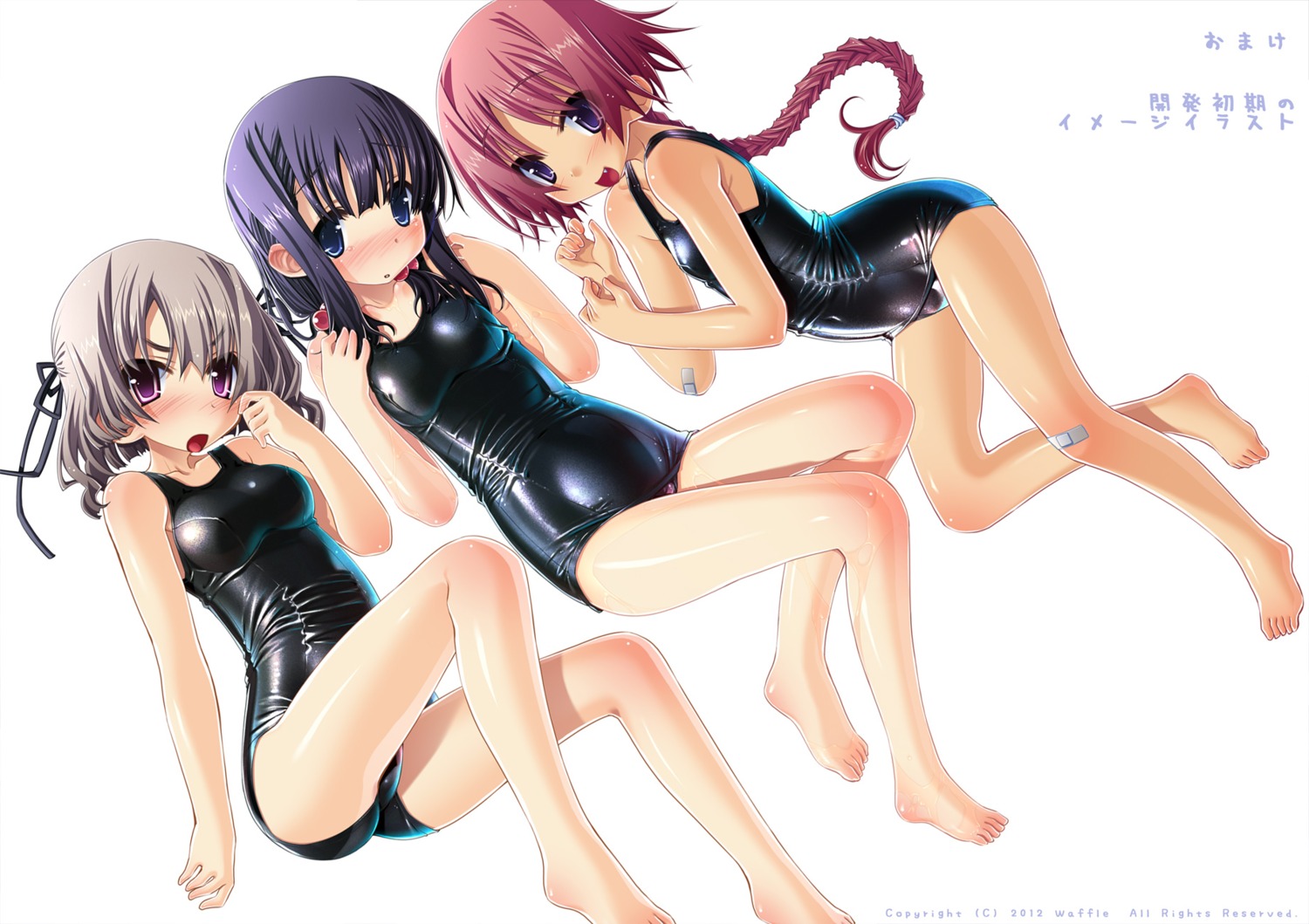 feet sakuya_tsuitachi school_swimsuit swimsuits wet