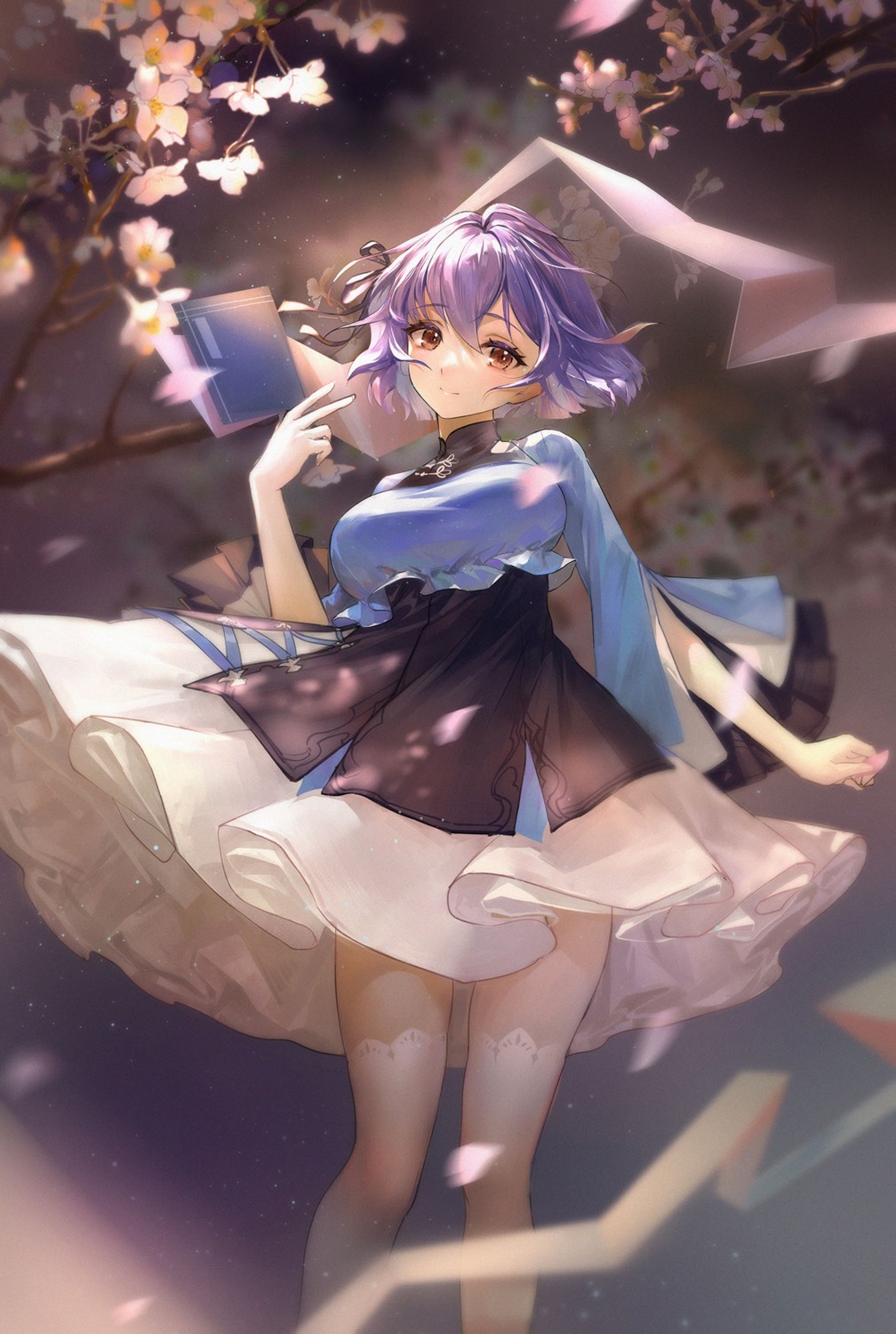 asian_clothes orry skirt_lift thighhighs