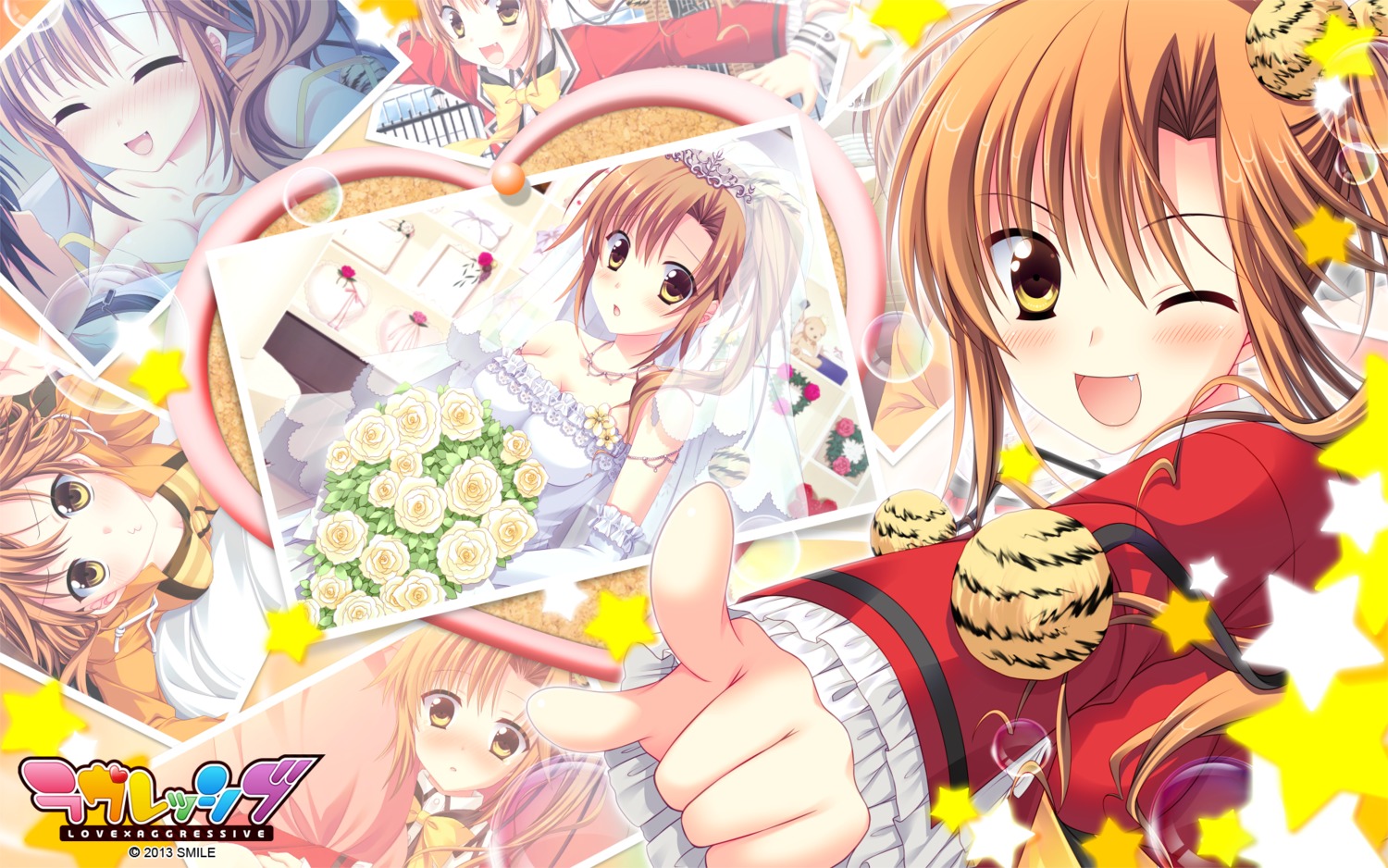 cleavage dress love-ressive seifuku smile_(company) tagme wallpaper wedding_dress