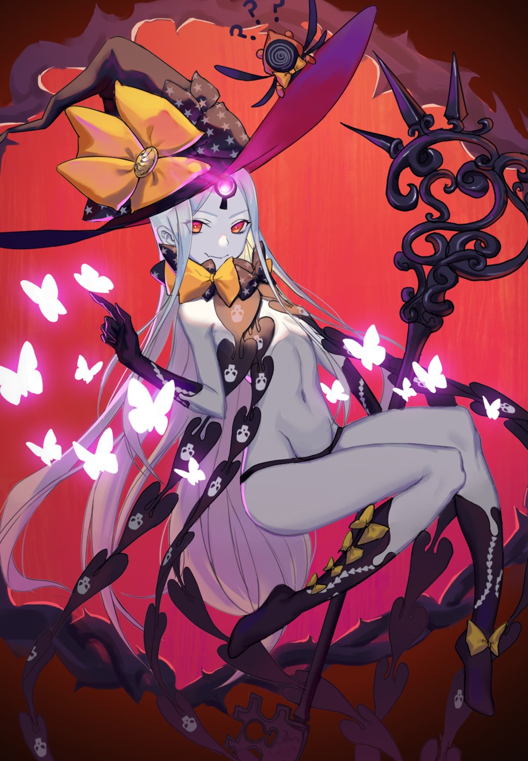 abigail_williams_(fate) fate/grand_order loli mo_si_(z1216150815) pantsu topless witch