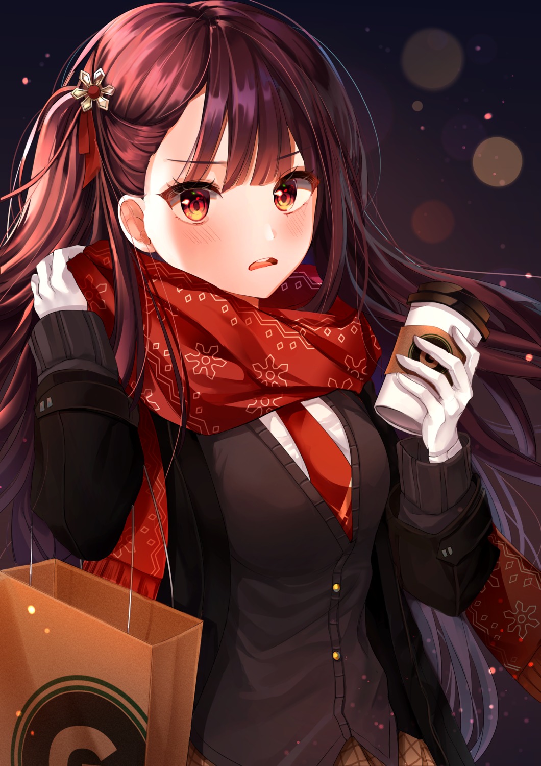 girls_frontline myowa seifuku sweater wa2000_(girls_frontline)