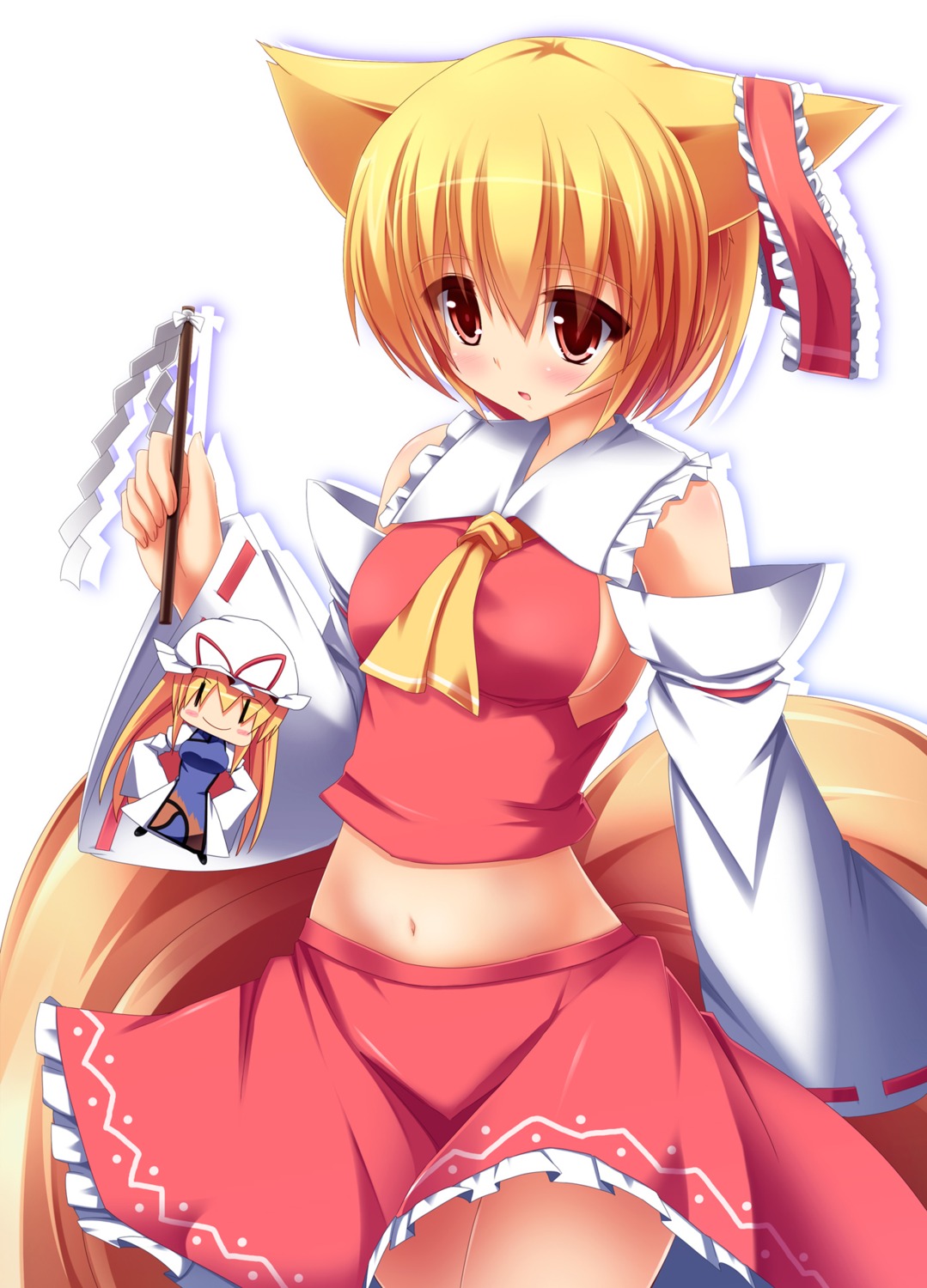 animal_ears cosplay liya miko nekomimi touhou yakumo_ran yakumo_yukari