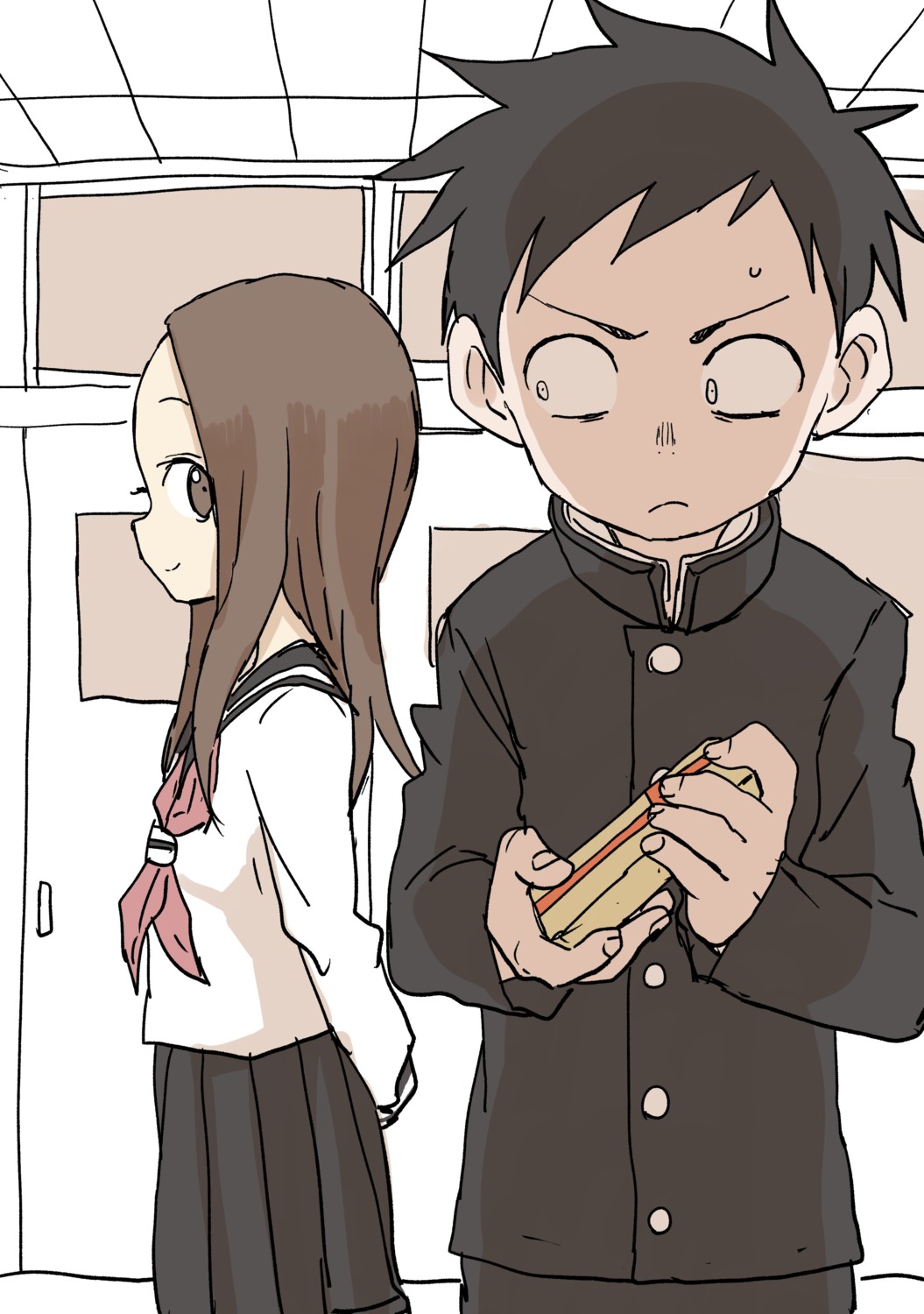 karakai_jouzu_no_takagi-san nishikata seifuku takagi-san yamamoto_souichirou