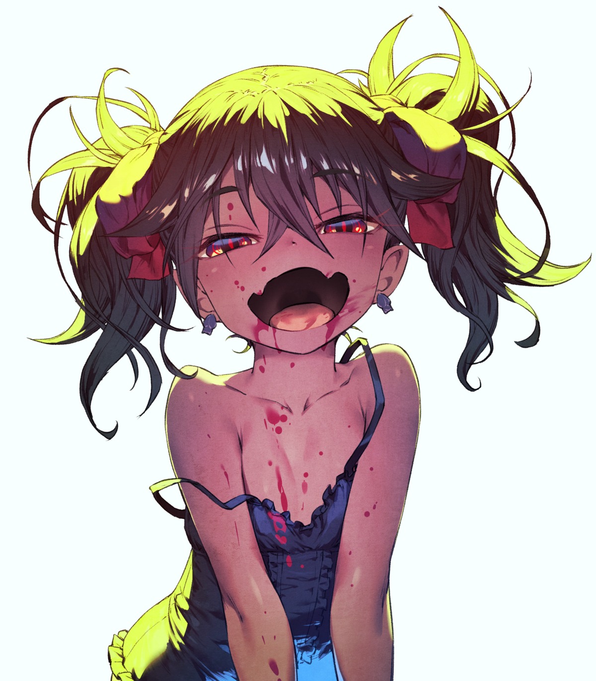 blood chiiko_(pixiv21101) loli no_bra