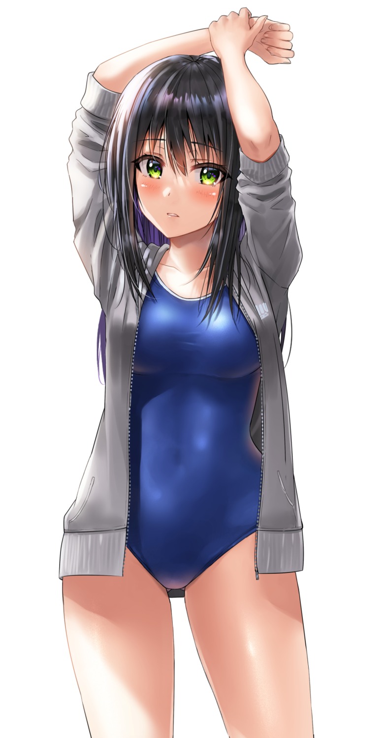 school_swimsuit swimsuits yukemuriganmo