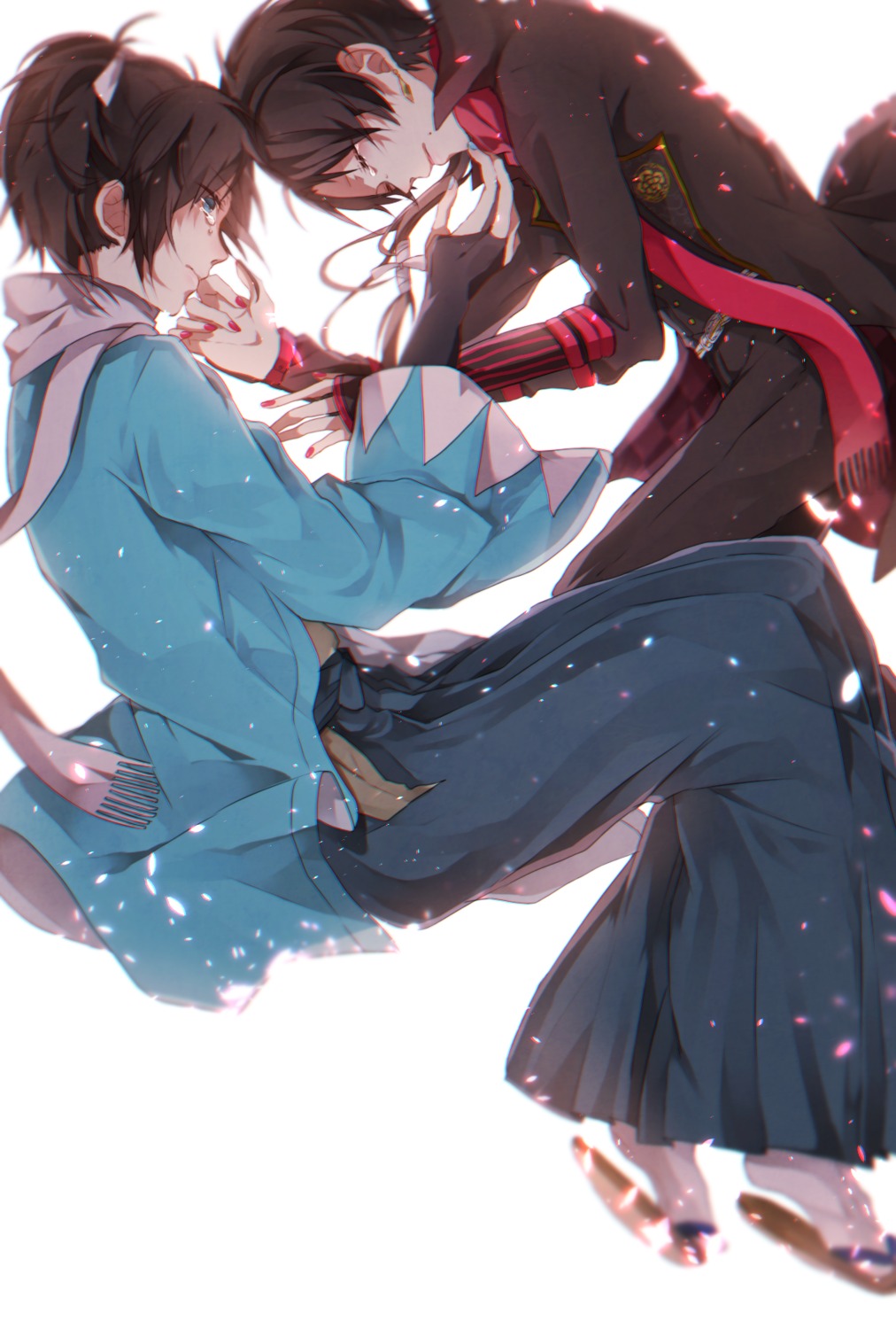 hotaru_taro japanese_clothes kashuu_kiyomitsu male touken_ranbu uniform yamatonokami_yasusada