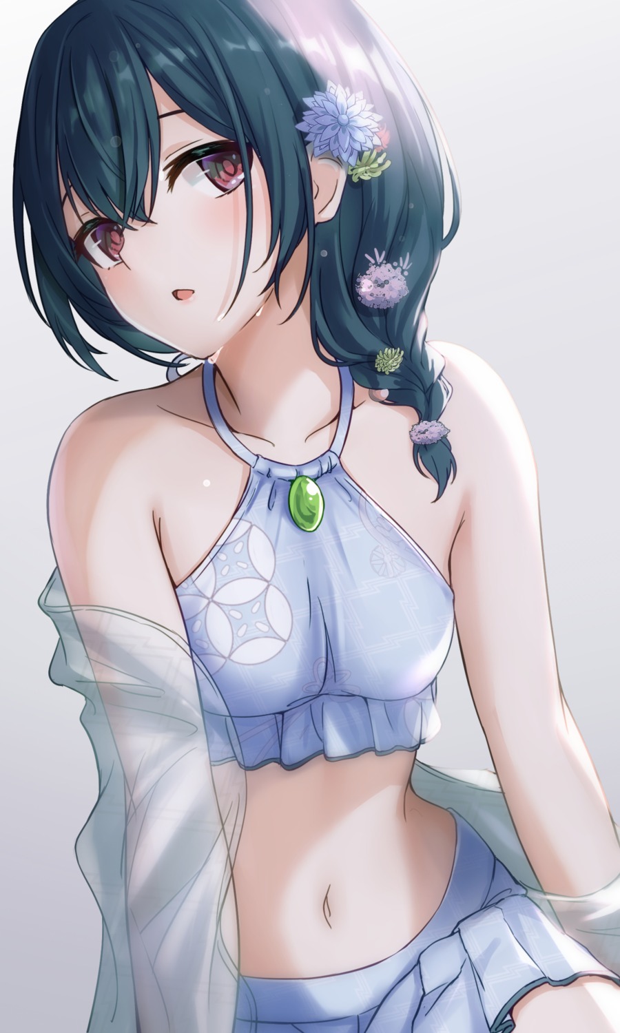 alisia0812 bikini morino_rinze swimsuits the_idolm@ster the_idolm@ster_shiny_colors