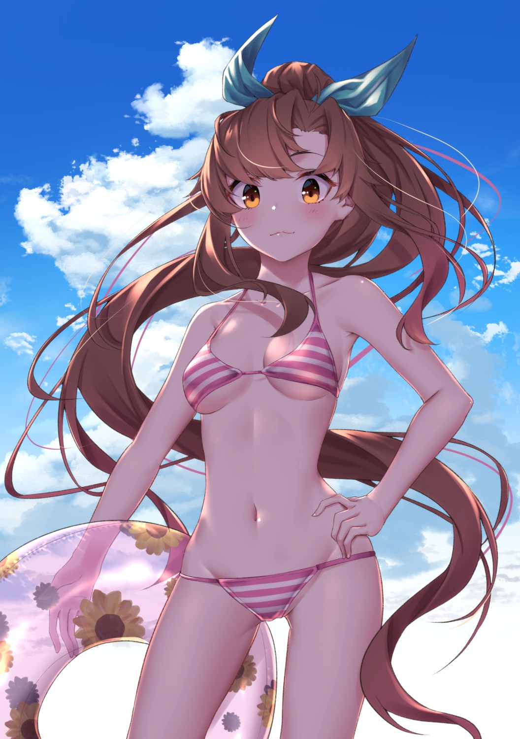 bikini natsuno_hiyori sahara386 sex_and_dungeon!! swimsuits