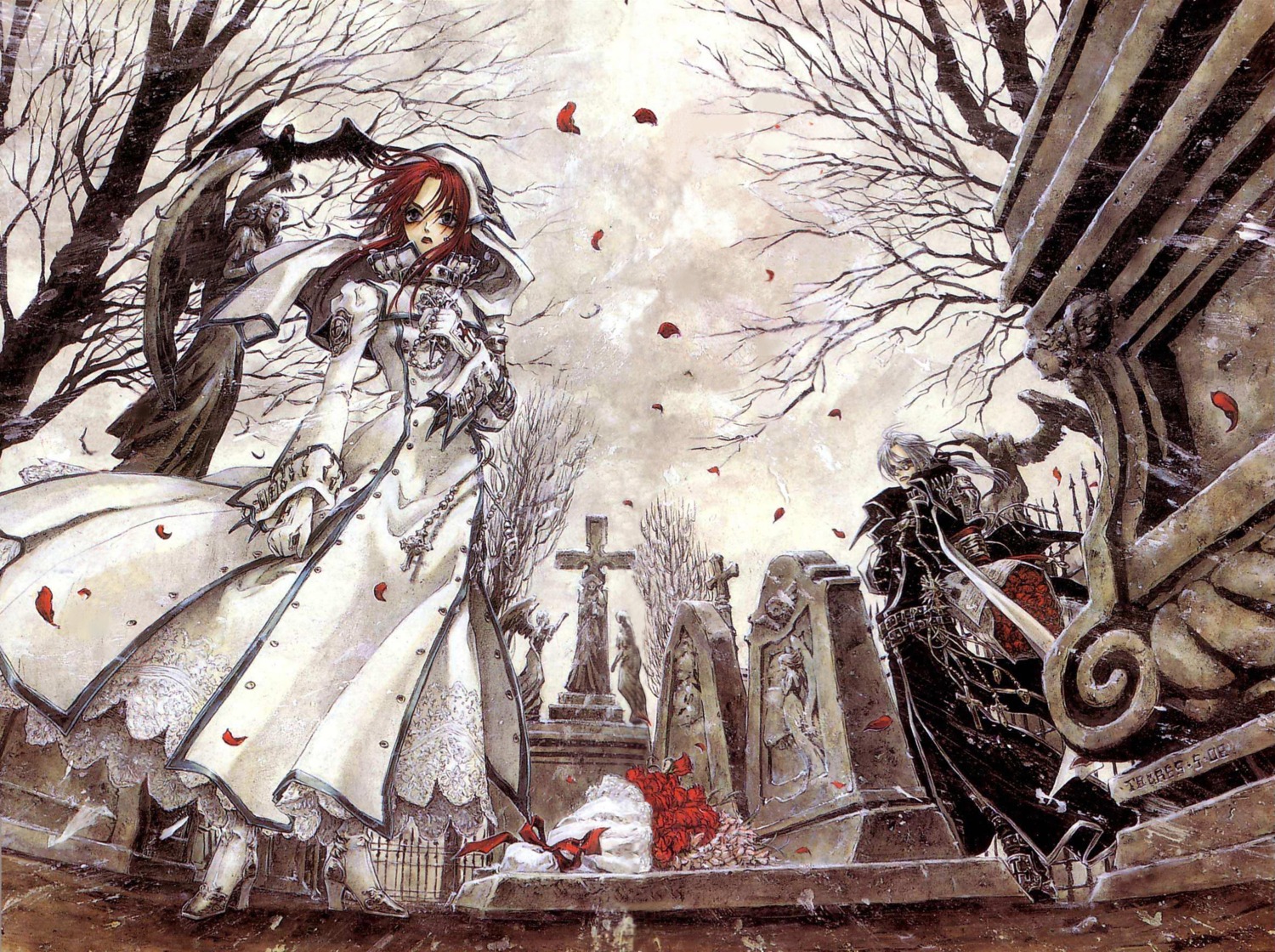 abel_nightroad dress esther_blanchett megane nun thores_shibamoto trinity_blood