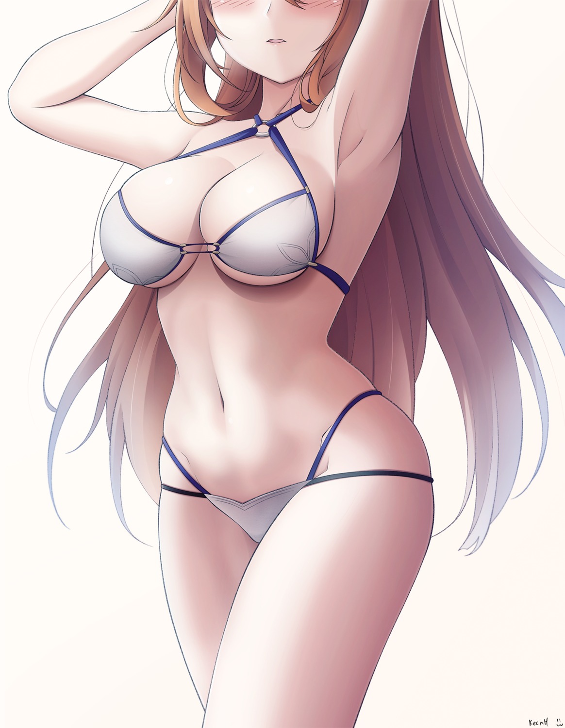 bikini girls_frontline keenh springfield_(girls_frontline) swimsuits