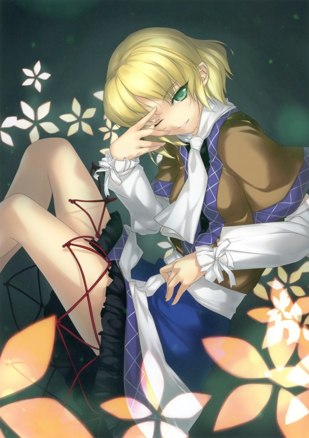 enhance_heart mizuhashi_parsee paper_texture rokuwata_tomoe touhou