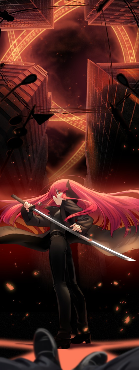 ass business_suit ohlia shakugan_no_shana shana sword