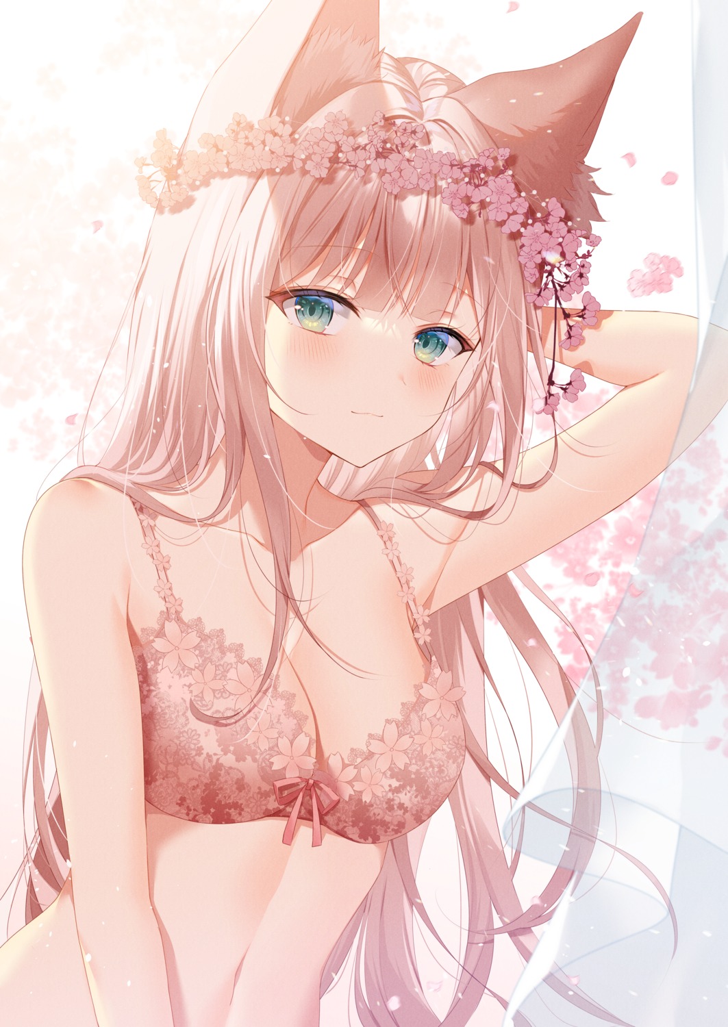 animal_ears artist_revision bra cleavage myusha