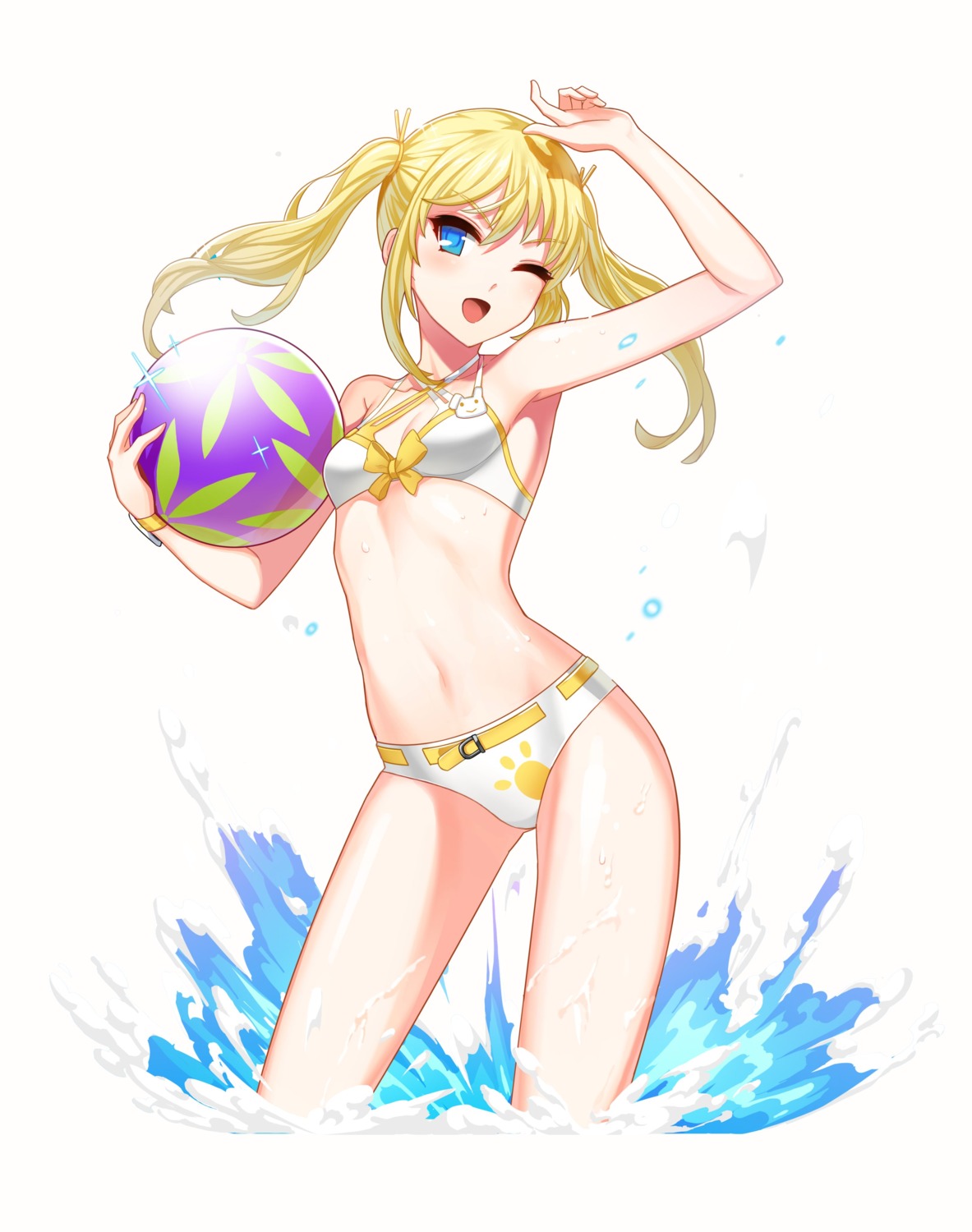 bikini cleavage closers seulbi_lee swimsuits tagme wet