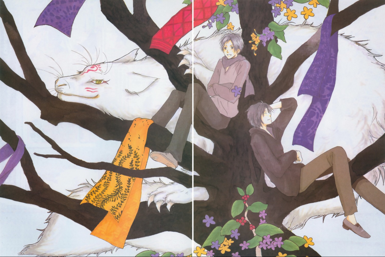 gap madara_(natsume) male midorikawa_yuki natsume_takashi natsume_yuujinchou tanuma_kaname