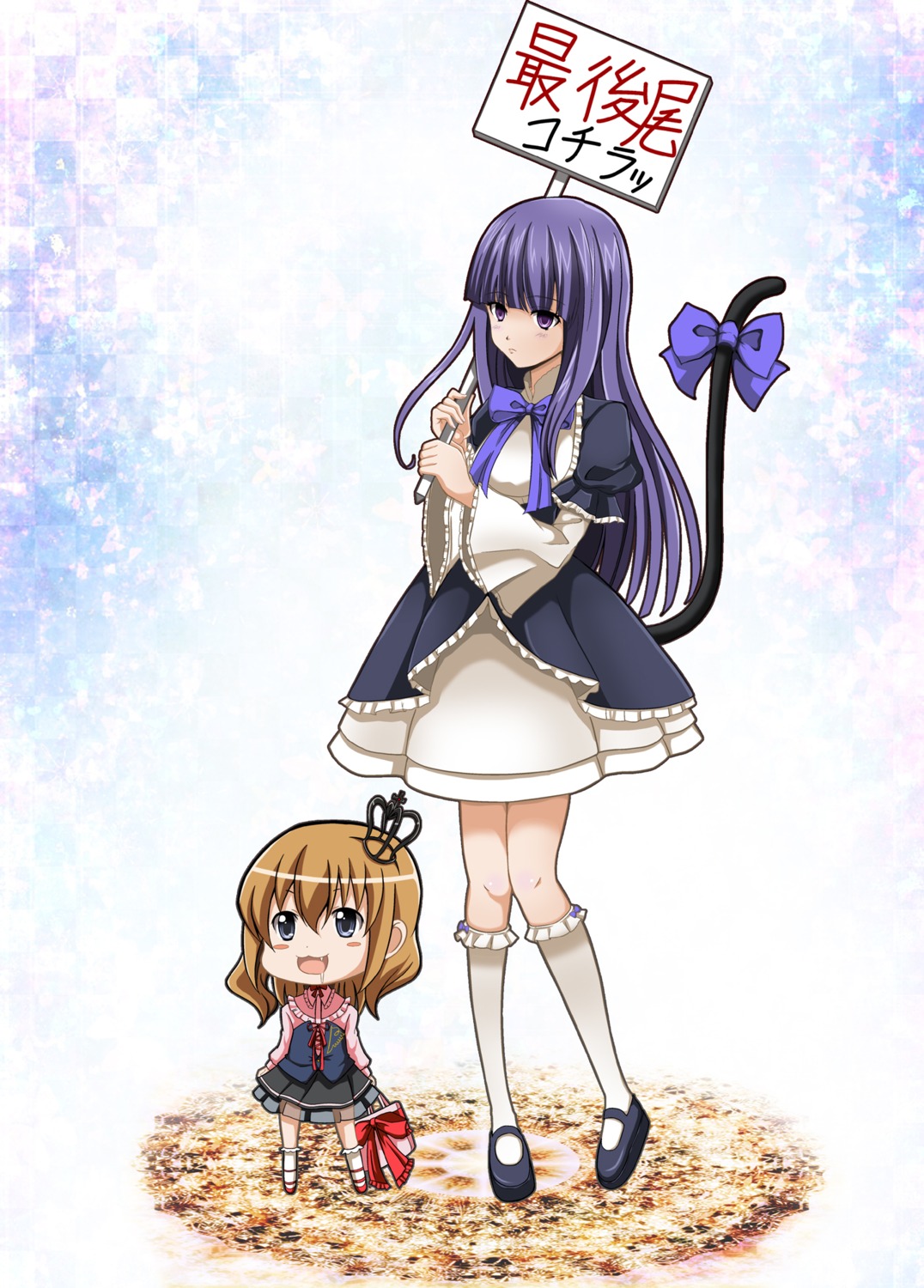 frederica_bernkastel tail umineko_no_naku_koro_ni ushiromiya_maria yotsuha