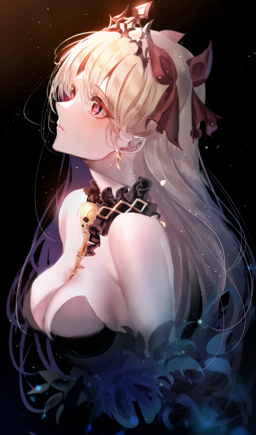 chiachun0621 ereshkigal_(fate/grand_order) fate/grand_order no_bra