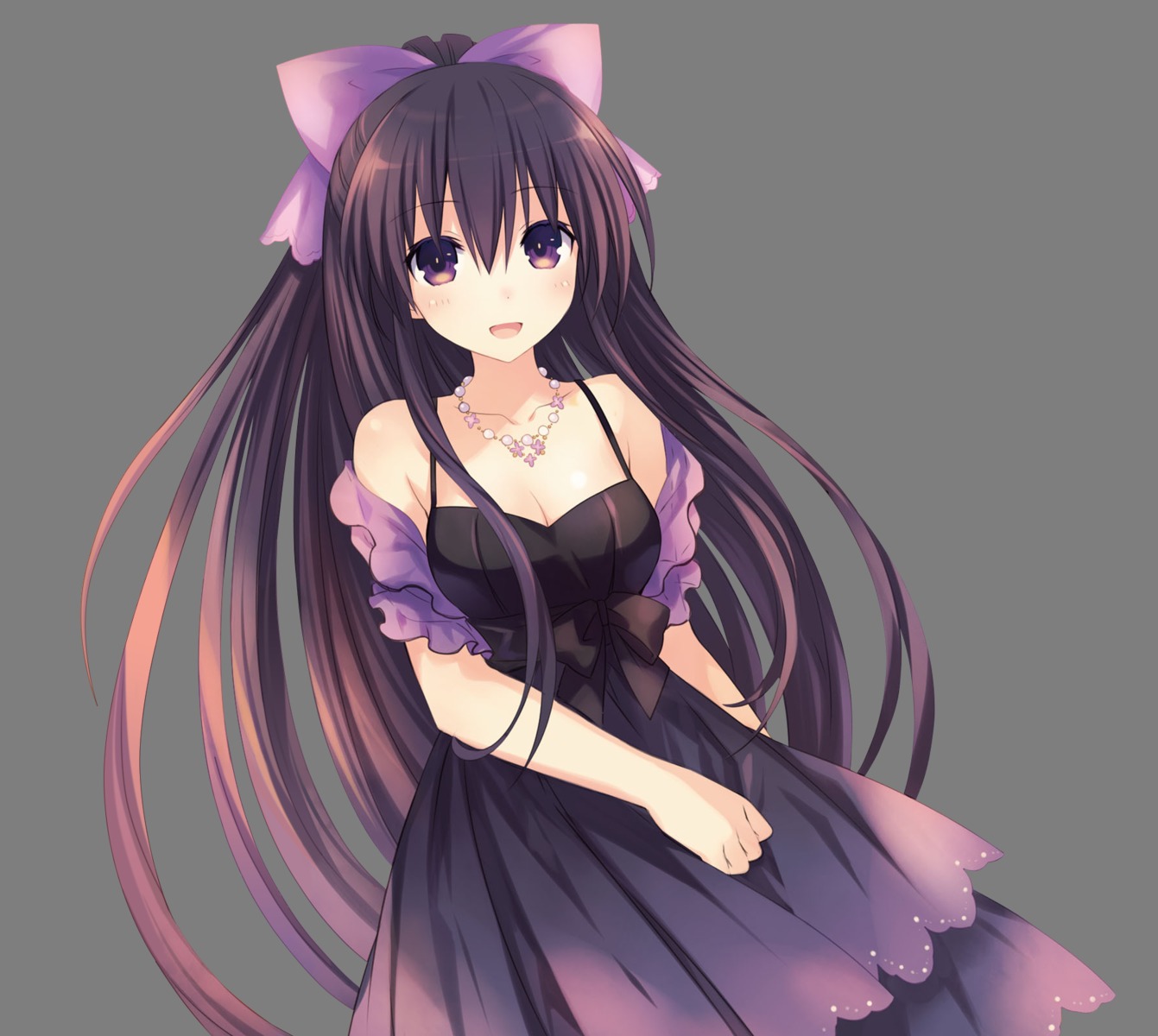 cleavage date_a_live dress transparent_png tsunako yatogami_tooka