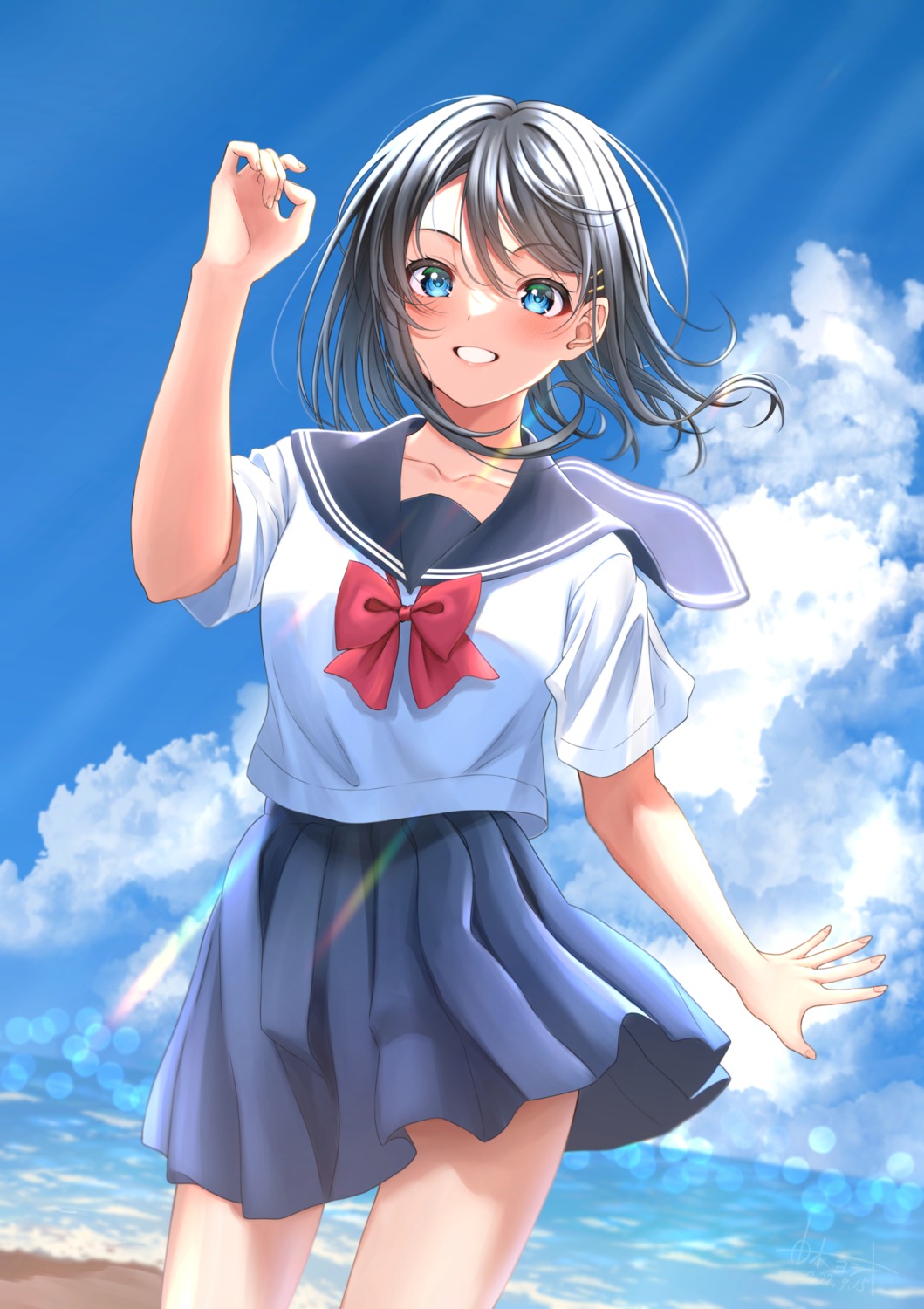 seifuku skirt_lift yoshiki_3821