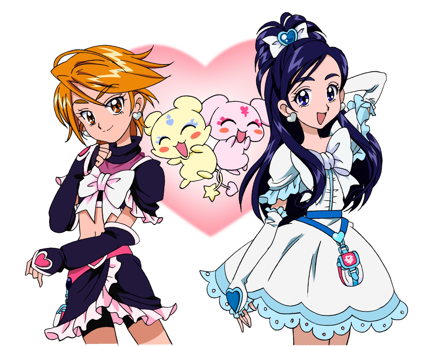 futari_wa_precure mepple mipple misumi_nagisa precure yukishiro_honoka