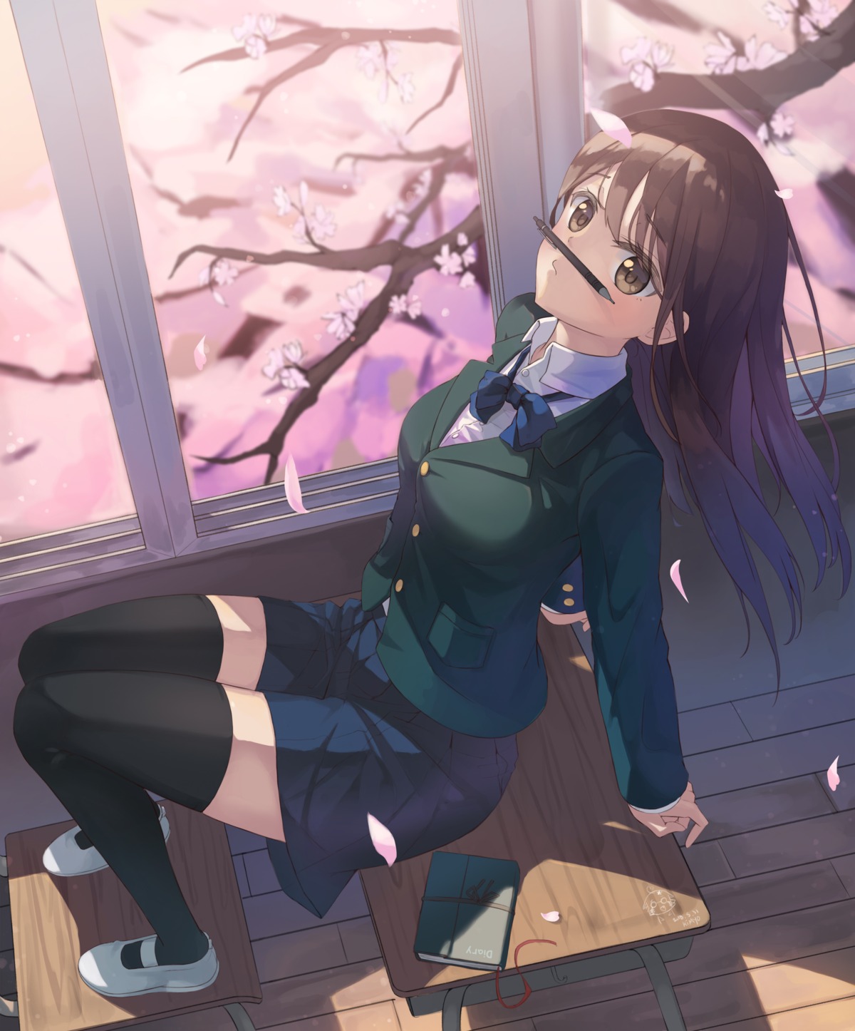 kimyo seifuku thighhighs