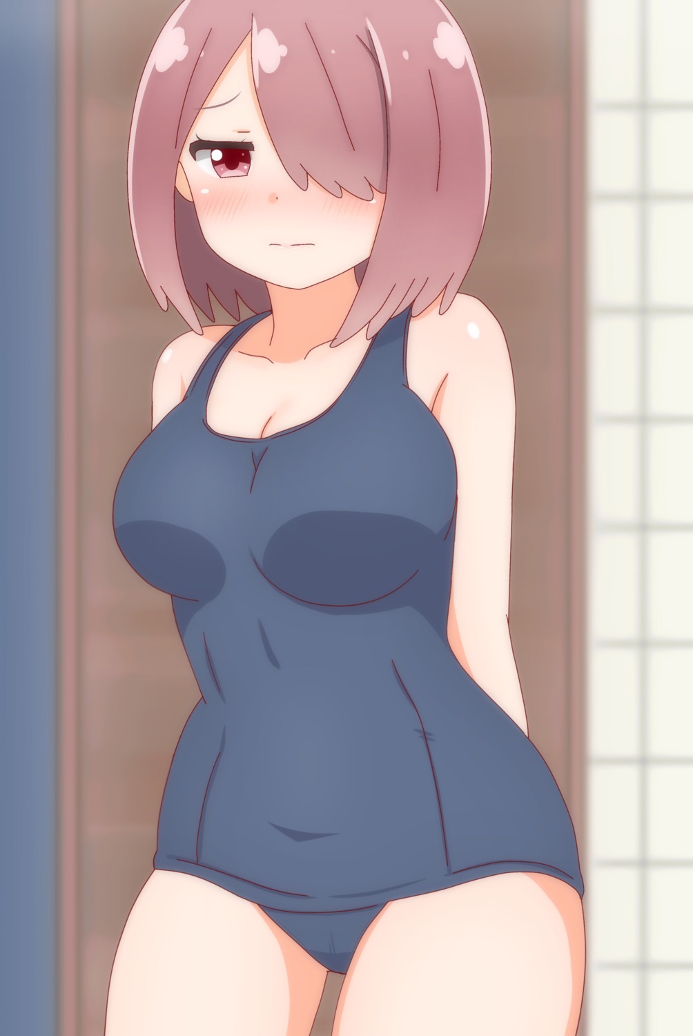 cleavage hoshino_miyako_(wataten) poa_mellhen school_swimsuit swimsuits watashi_ni_tenshi_ga_maiorita!