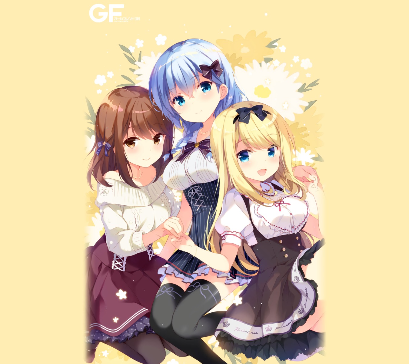 chloe_lemaire girlfriend_(kari) murakami_fumio qp:flapper seifuku shiina_kokomi sweater thighhighs