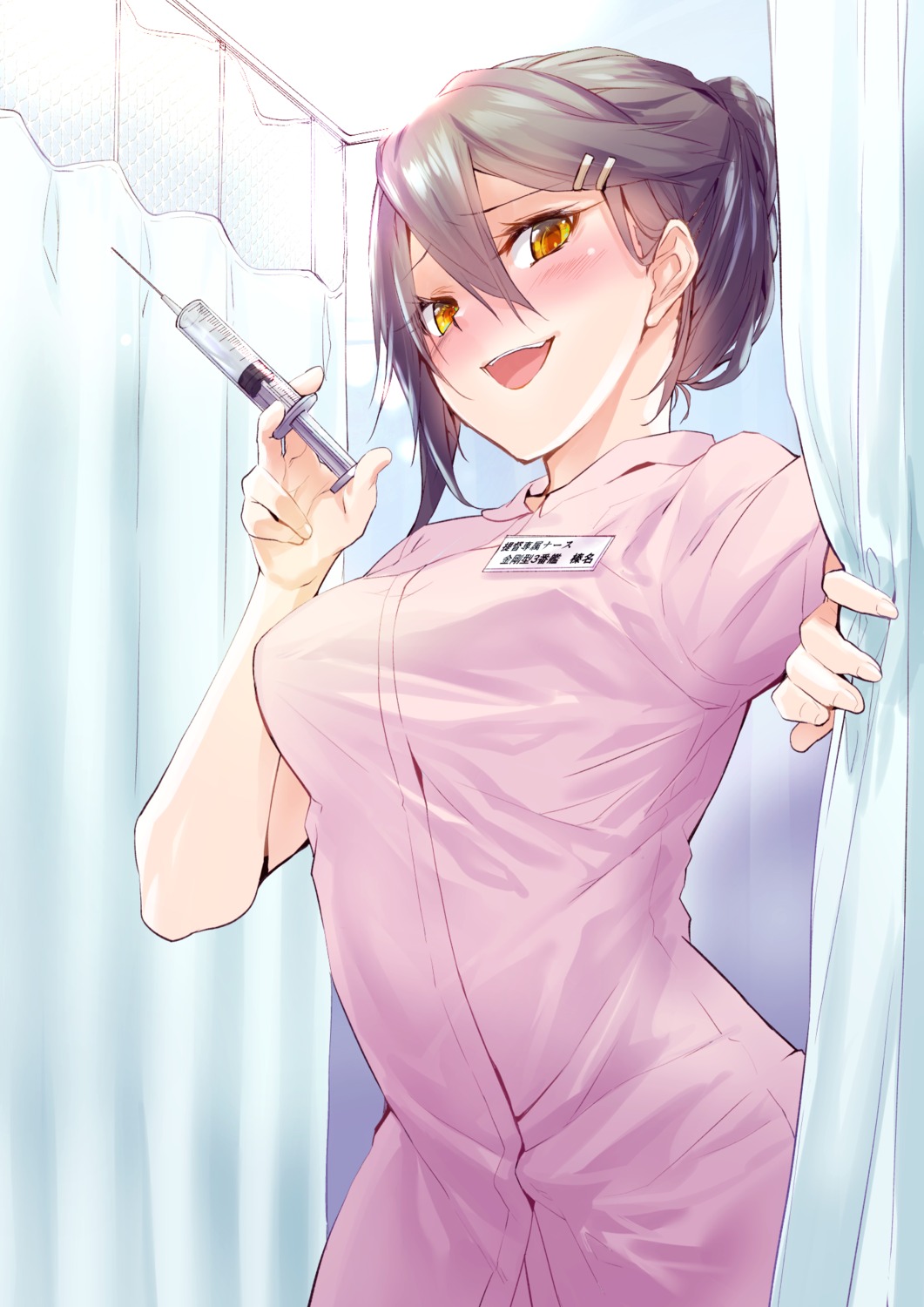 haruna_(kancolle) hazuki_touya kantai_collection nurse