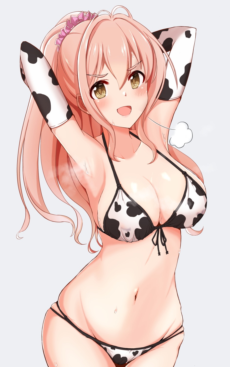 bikini cleavage raindrop746079 saionji_kotoka swimsuits the_idolm@ster the_idolm@ster_cinderella_girls