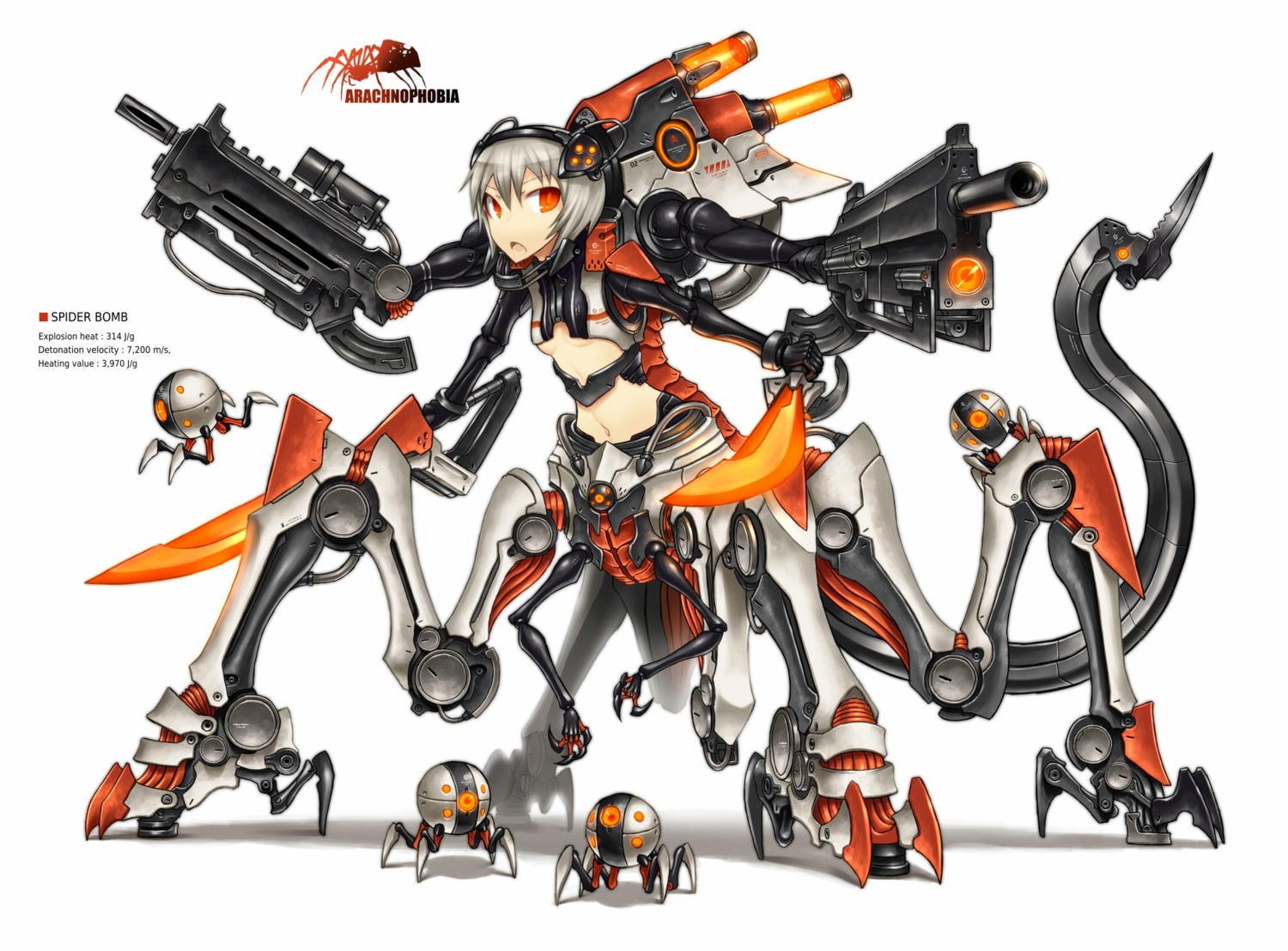 gia gun mecha_musume monster_girl