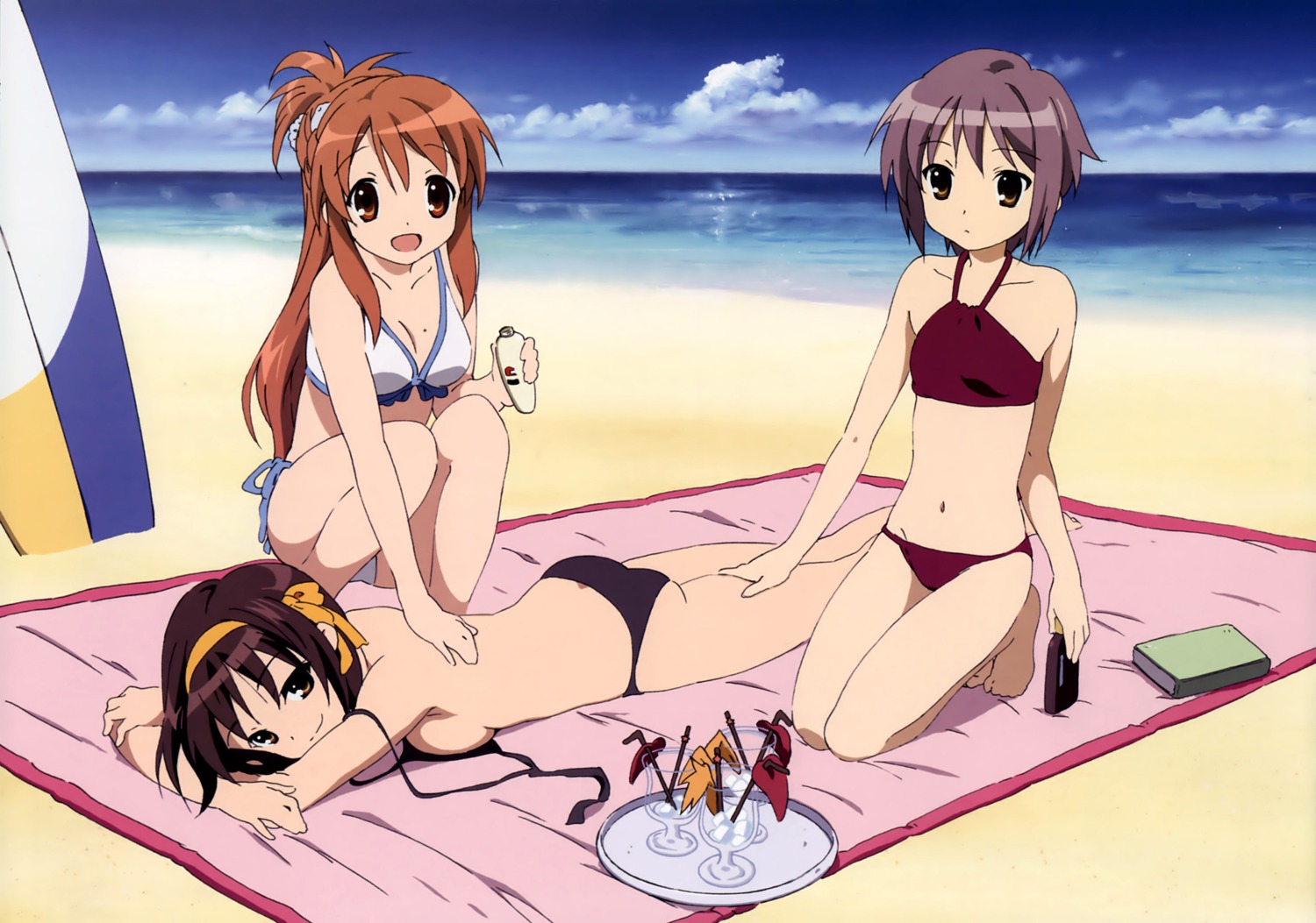 asahina_mikuru nagato_yuki photoshop suzumiya_haruhi suzumiya_haruhi_no_yuuutsu swimsuits