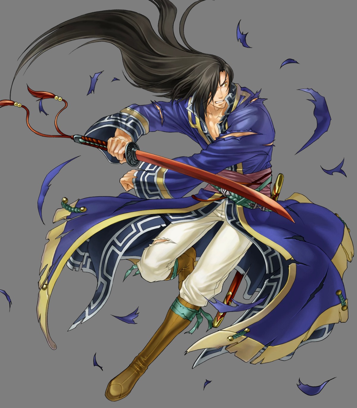 fire_emblem fire_emblem:_rekka_no_ken fire_emblem_heroes karel kita_senri nintendo sword torn_clothes transparent_png