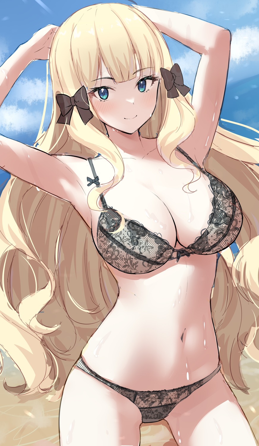 bra pantsu princess_connect princess_connect!_re:dive sasaki_saren sixteenpo sketch