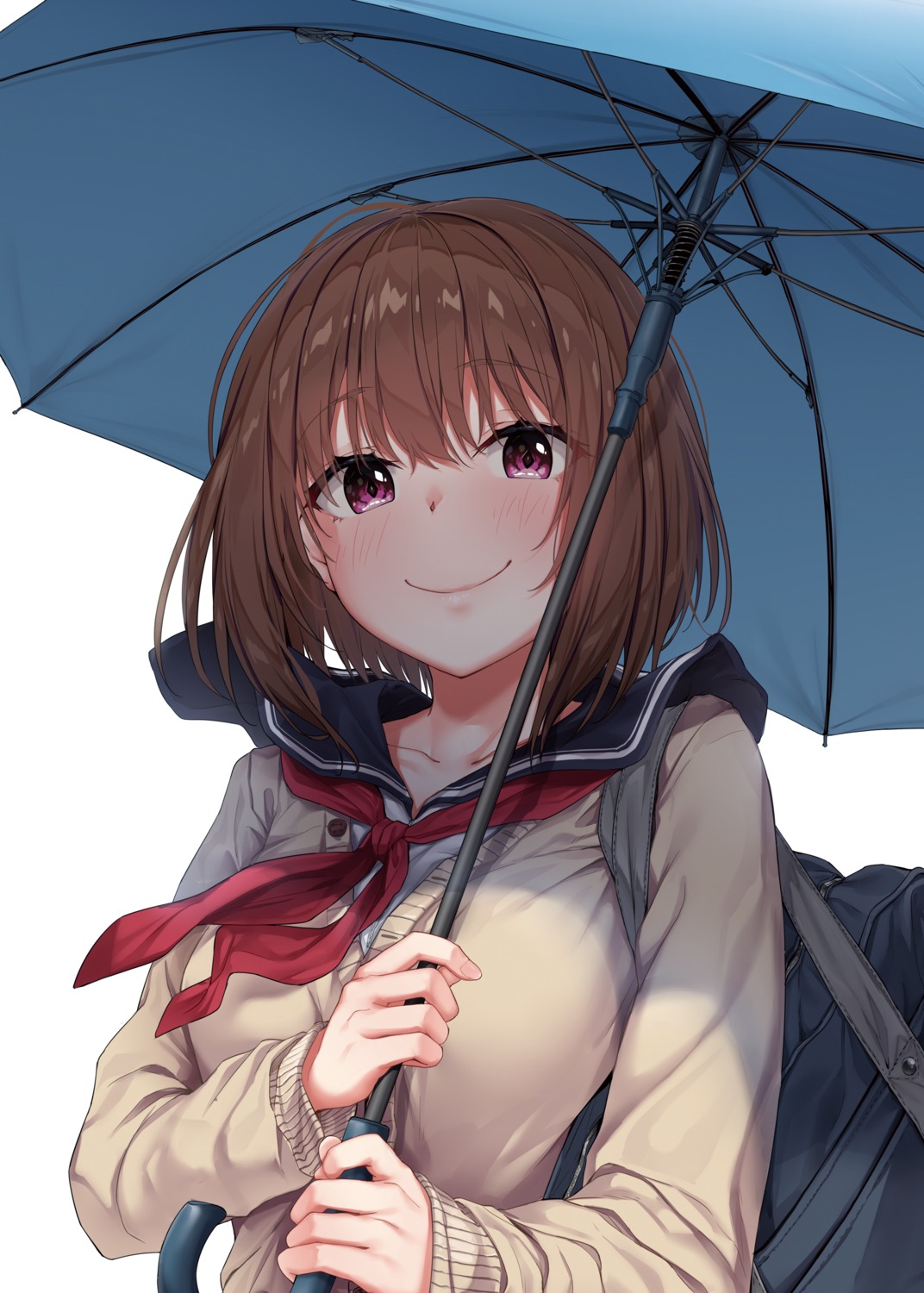 jack_dempa seifuku sweater umbrella