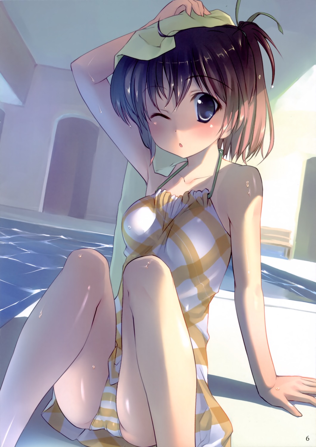 dress kogemashita pantsu shimapan takoyaki wet