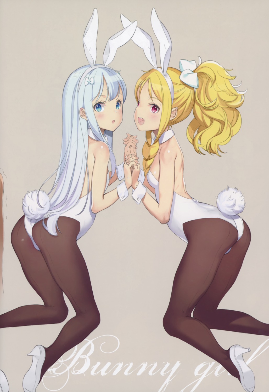 animal_ears ass bunny_ears bunny_girl eromanga-sensei heels izumi_sagiri loli oyari_ashito pantyhose pointy_ears shoujo_kishidan tail yamada_elf