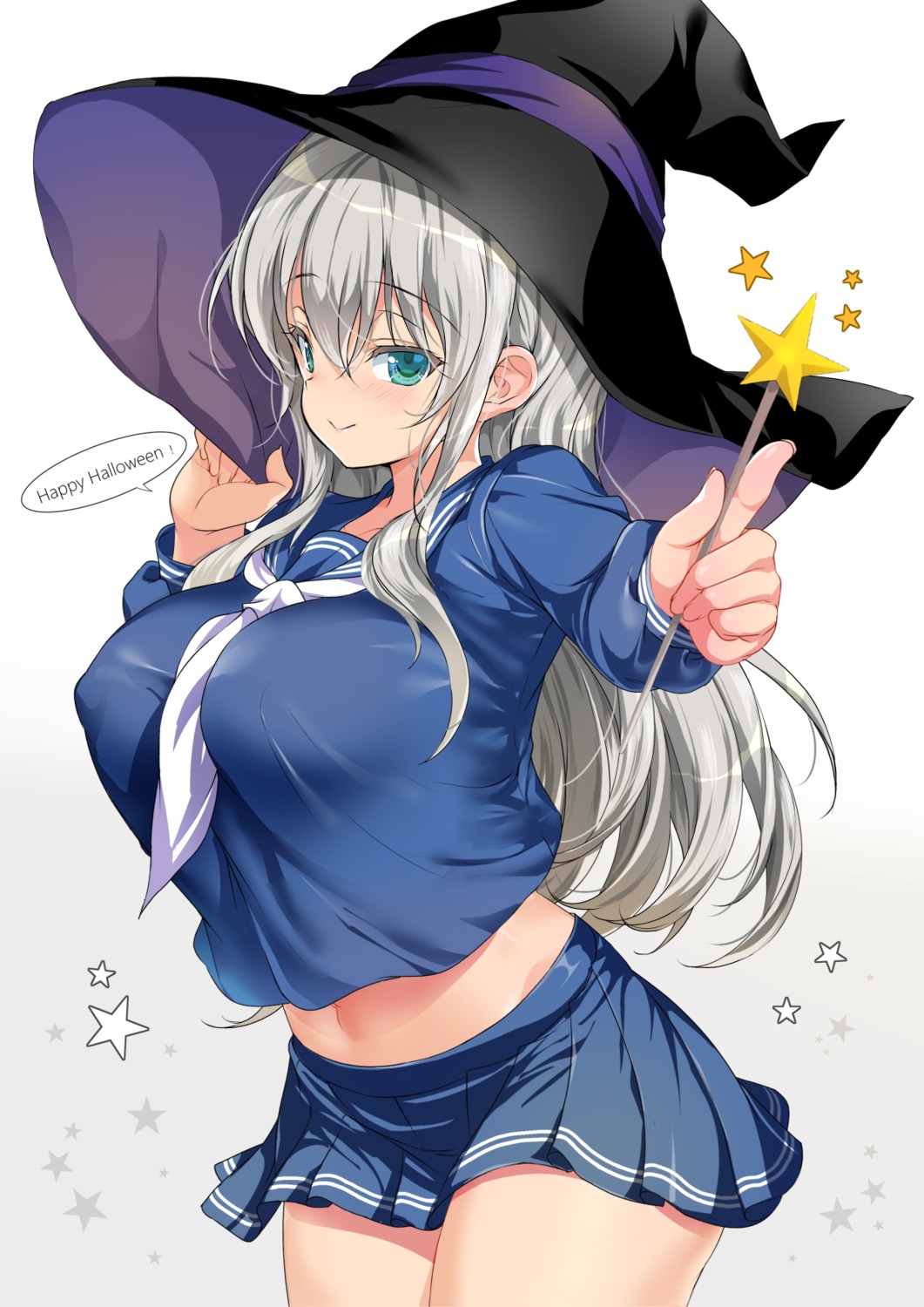 emily erect_nipples seifuku skirt_lift witch