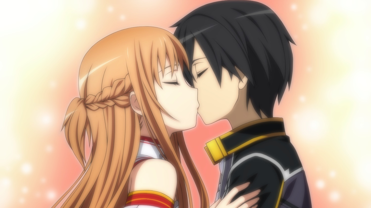 asuna_(sword_art_online) game_cg kirito sword_art_online tagme