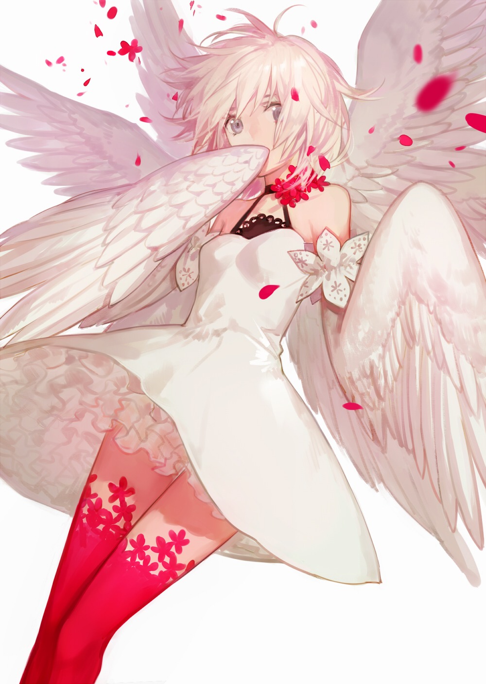 cotta dress monster_girl thighhighs wings