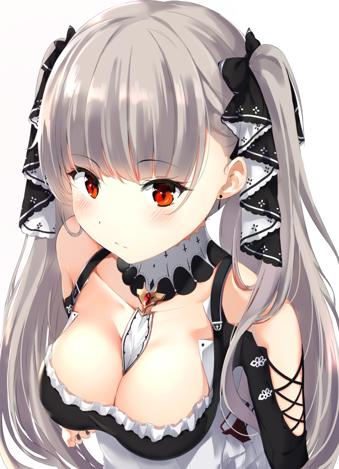 azur_lane cleavage formidable_(azur_lane) gothic_lolita lolita_fashion ponyaru