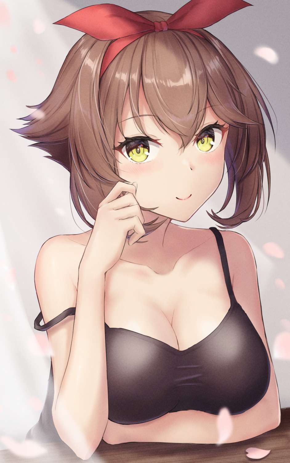 cleavage kantai_collection monoku mutsu_(kancolle)