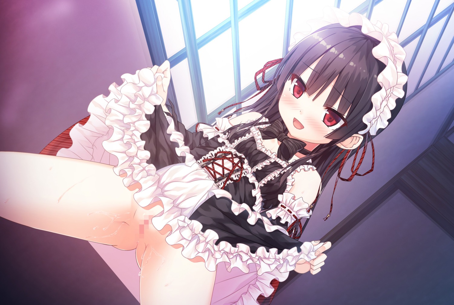 anus censored cura gothic_lolita hachiroku loli lolita_fashion lose maitetsu nopan pussy pussy_juice