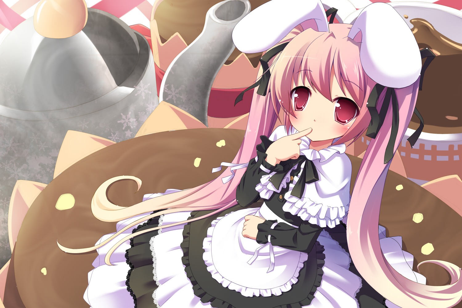 animal_ears bunny_ears maid masaki_(machisora)