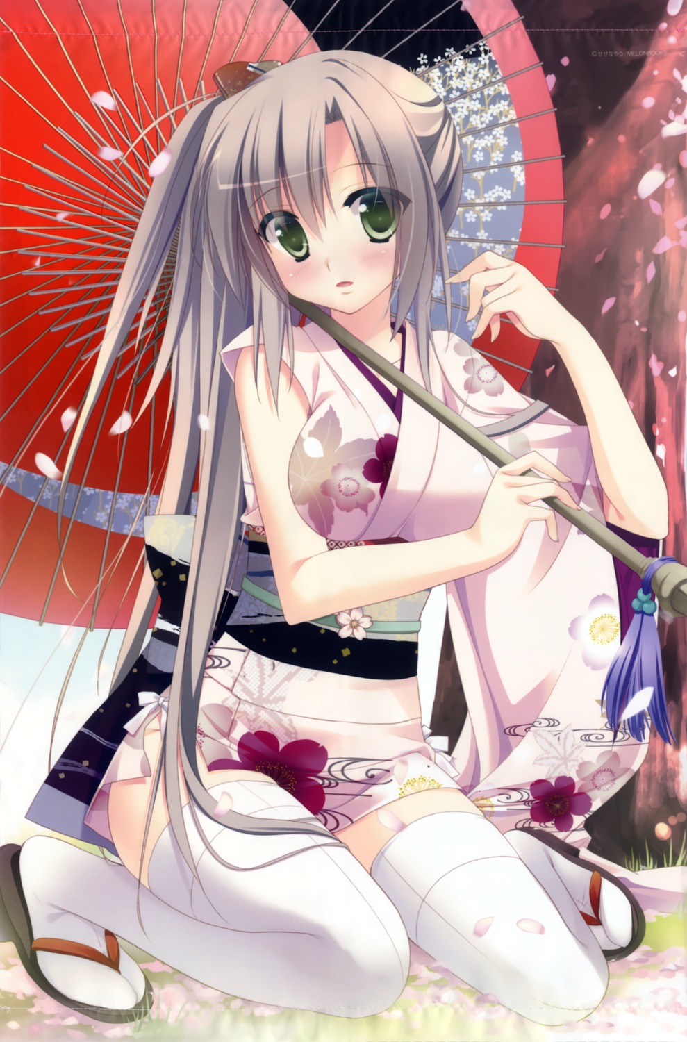 sesena_yau thighhighs yukata