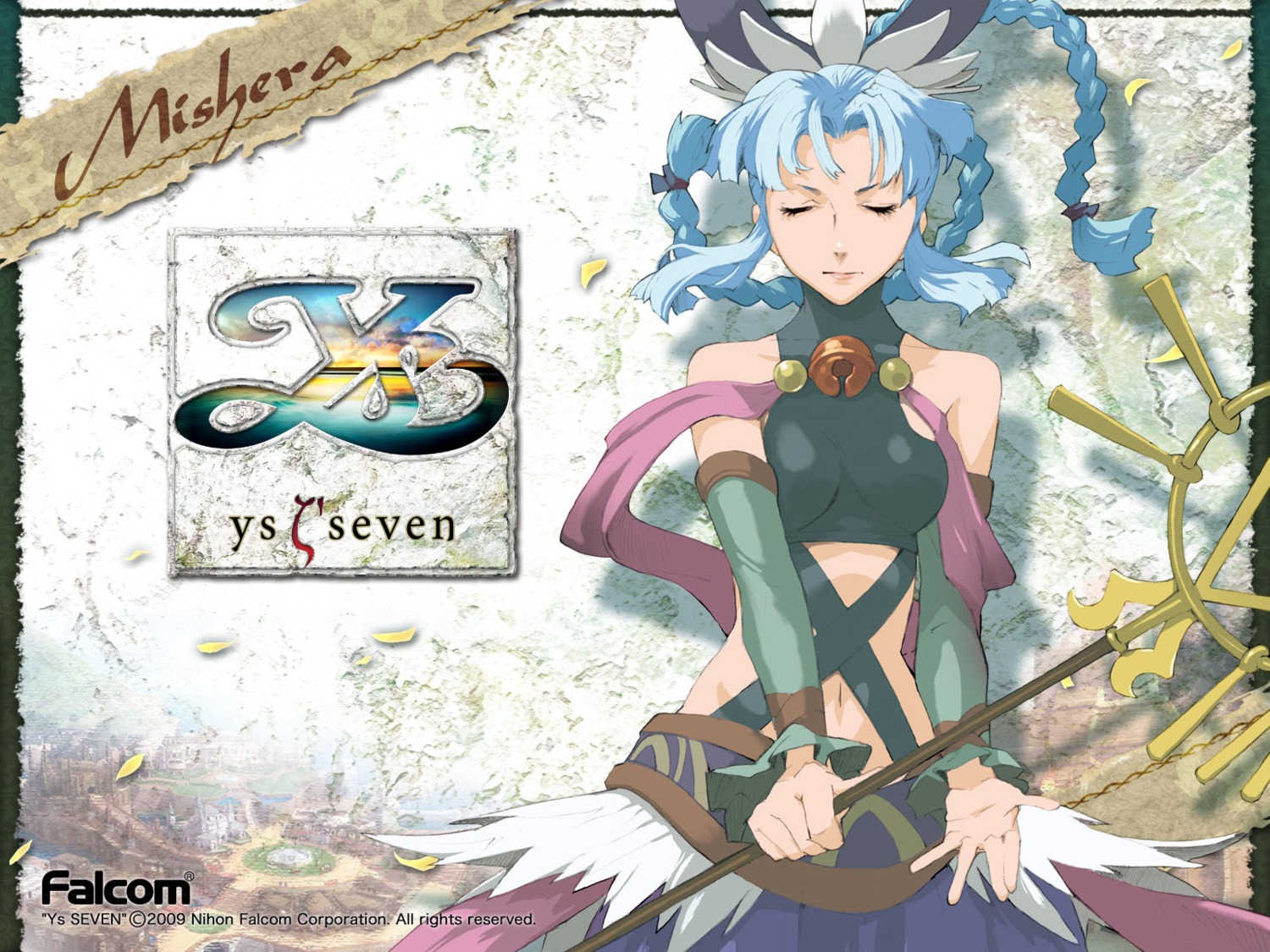 falcom mishera wallpaper ys ys_seven