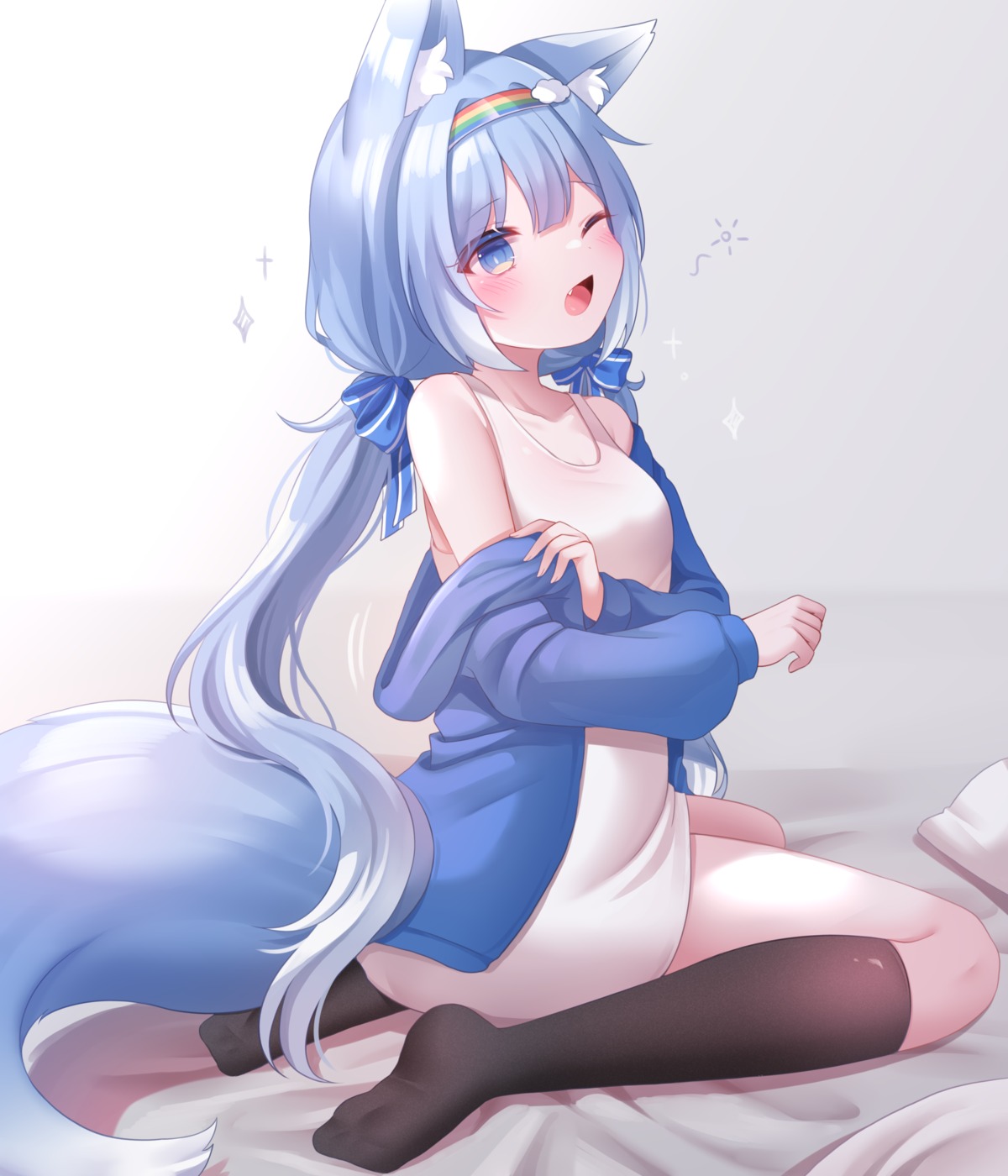 animal_ears dress honyang tail undressing