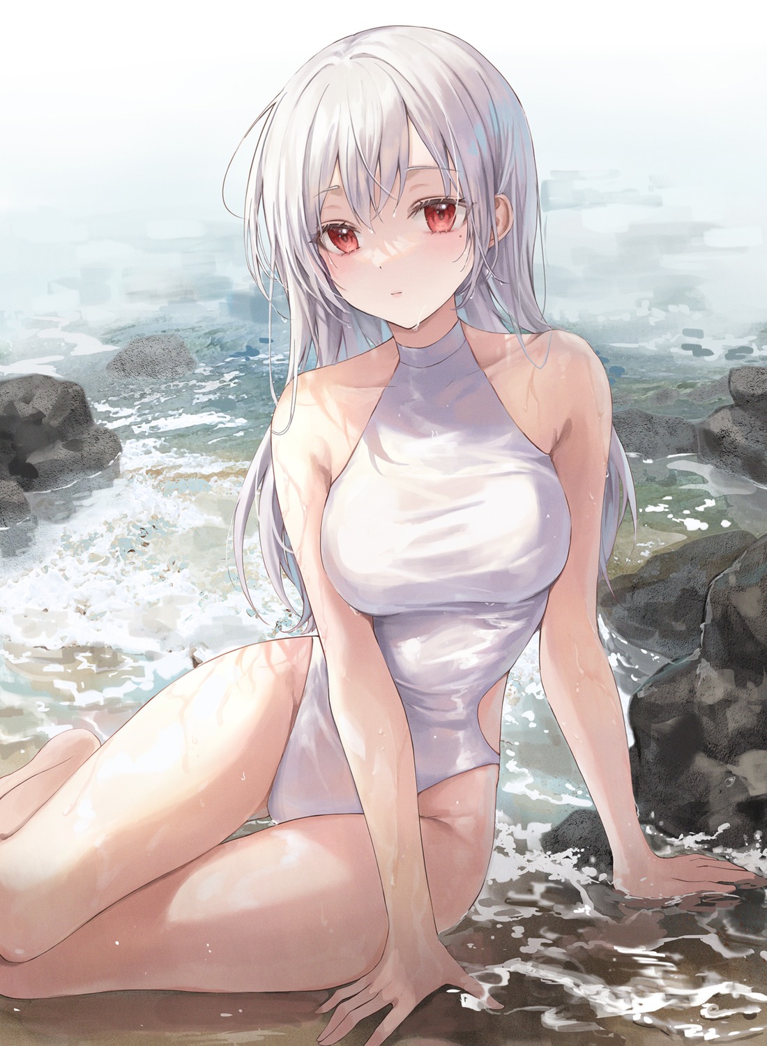 heeri see_through swimsuits wet