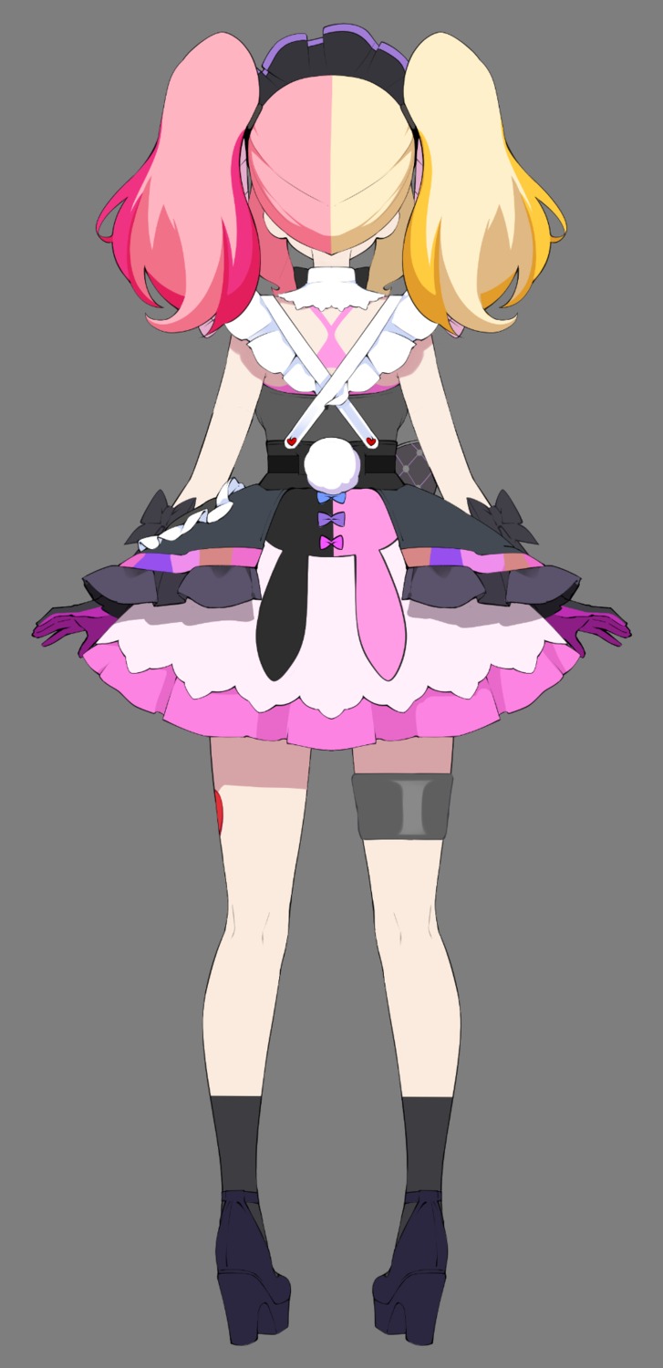 connectopia dress gachikoi_neon garter heels pilokey transparent_png