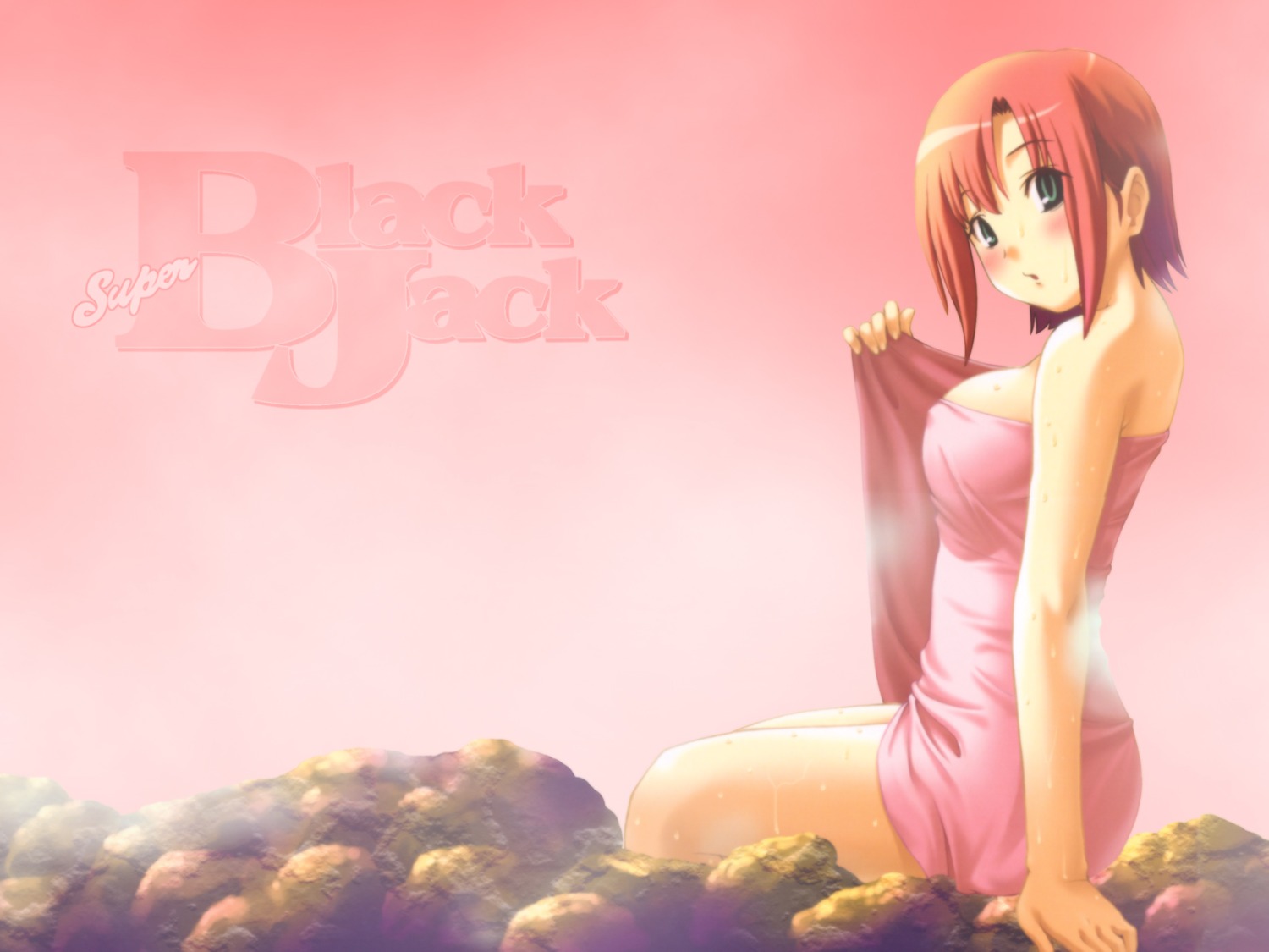 koutaro onsen rio super_blackjack towel wallpaper