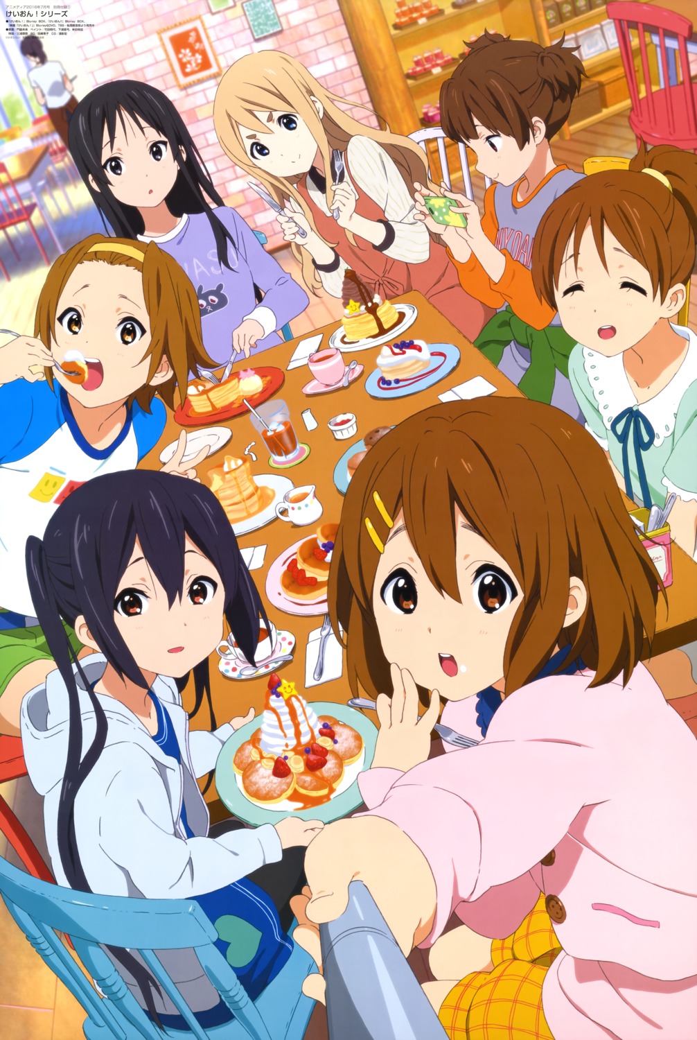 akiyama_mio dress hirasawa_ui hirasawa_yui k-on! kadowaki_miku kotobuki_tsumugi nakano_azusa pantyhose suzuki_jun tainaka_ritsu